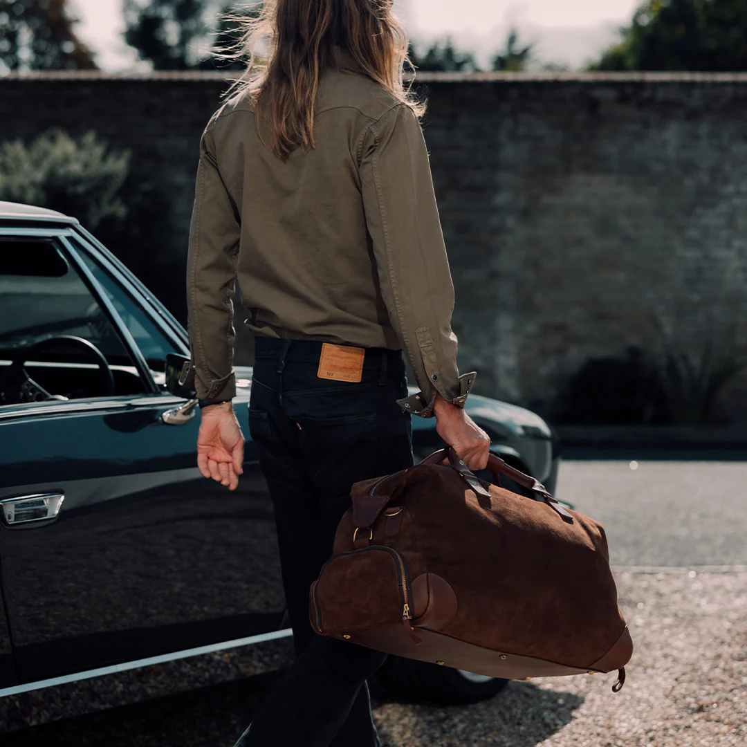 Suede Weekender - Tobacco Brown - Image 15