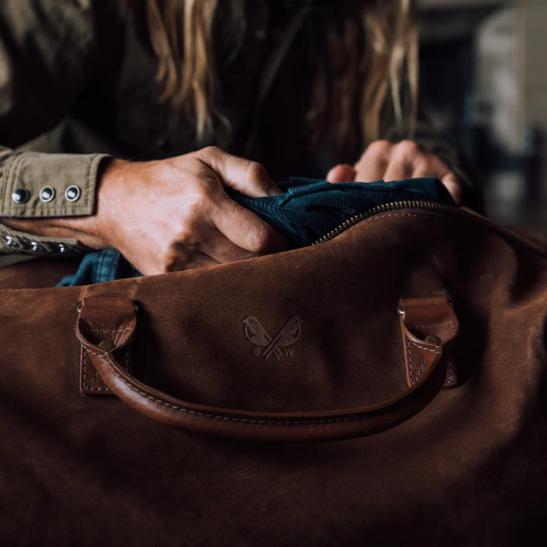 Suede Weekender - Tobacco Brown - Image 16