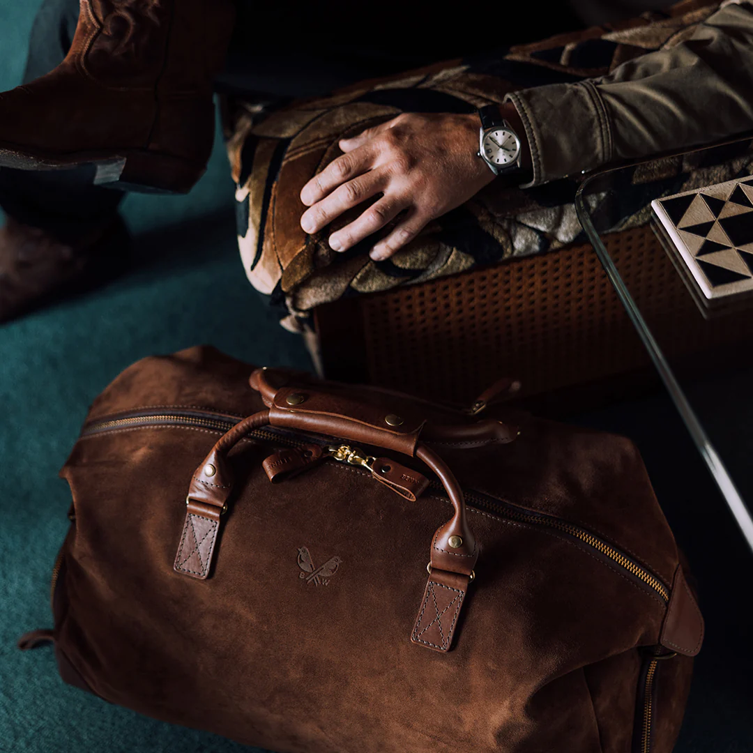 Suede Weekender - Tobacco Brown - Image 17