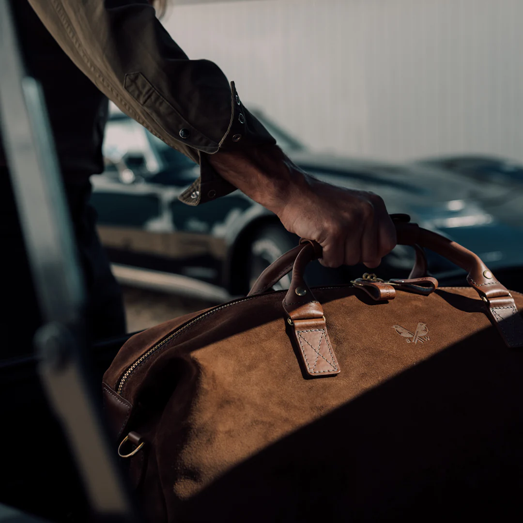 Suede Weekender - Tobacco Brown - Image 20