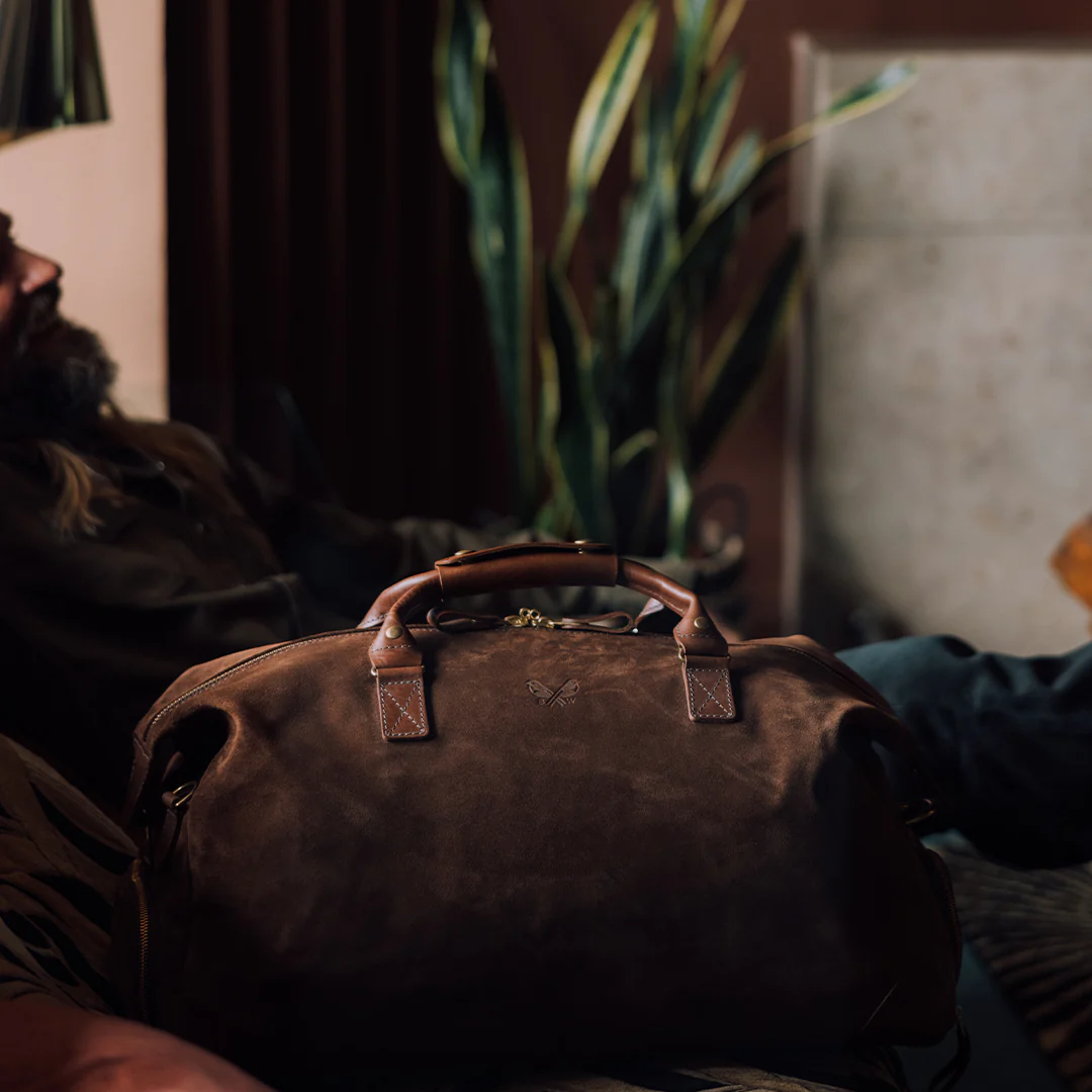Suede Weekender - Tobacco Brown - Image 21