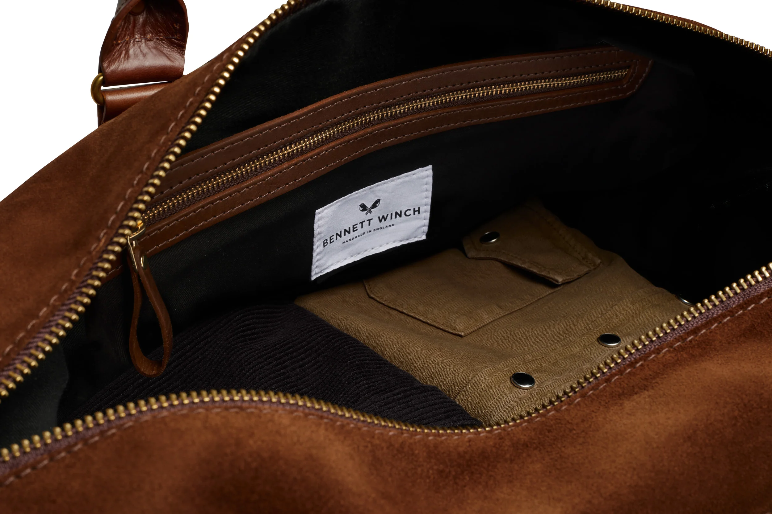 Suede Weekender - Tobacco Brown - Image 7