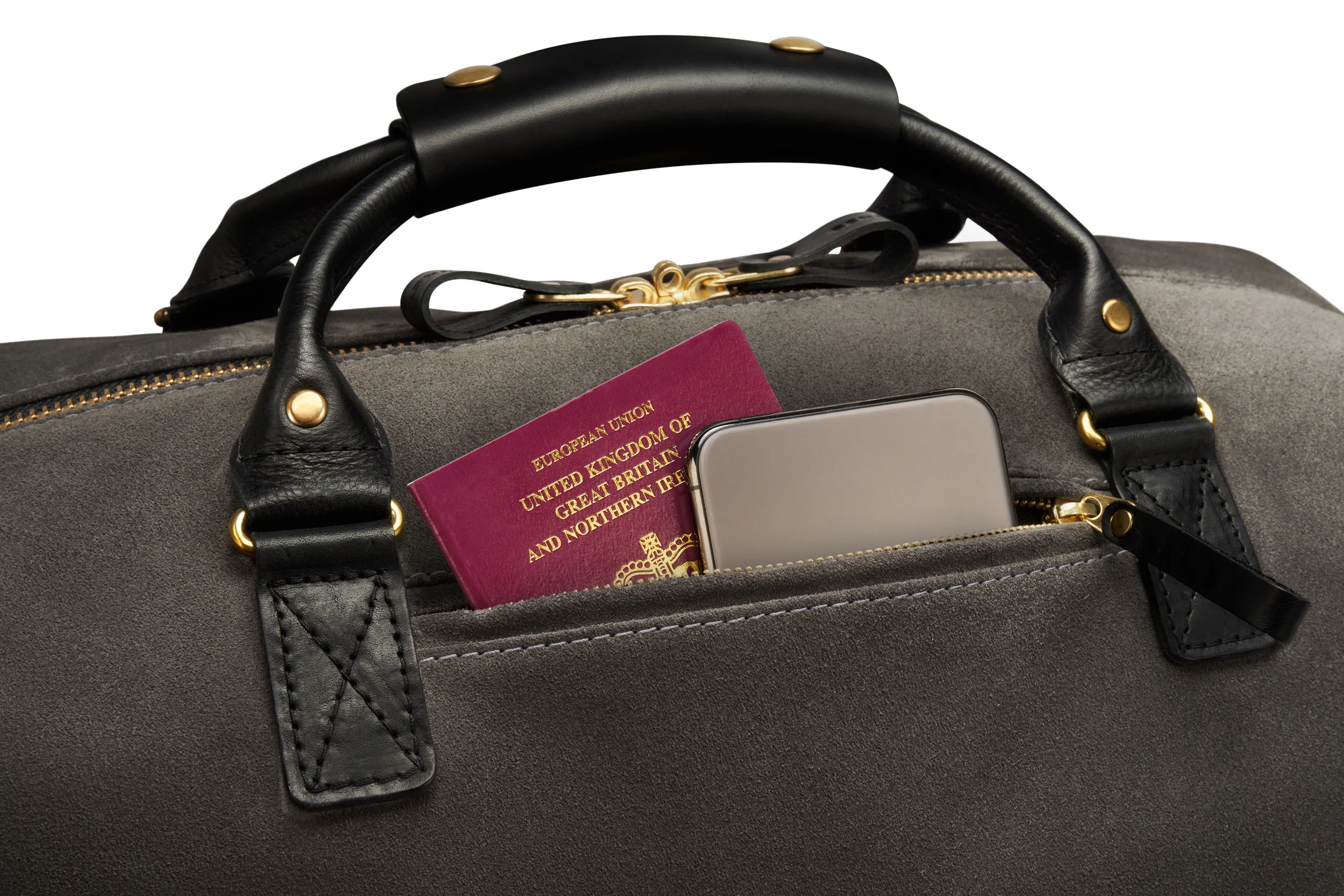 Suede Weekender - Storm Grey - Image 11