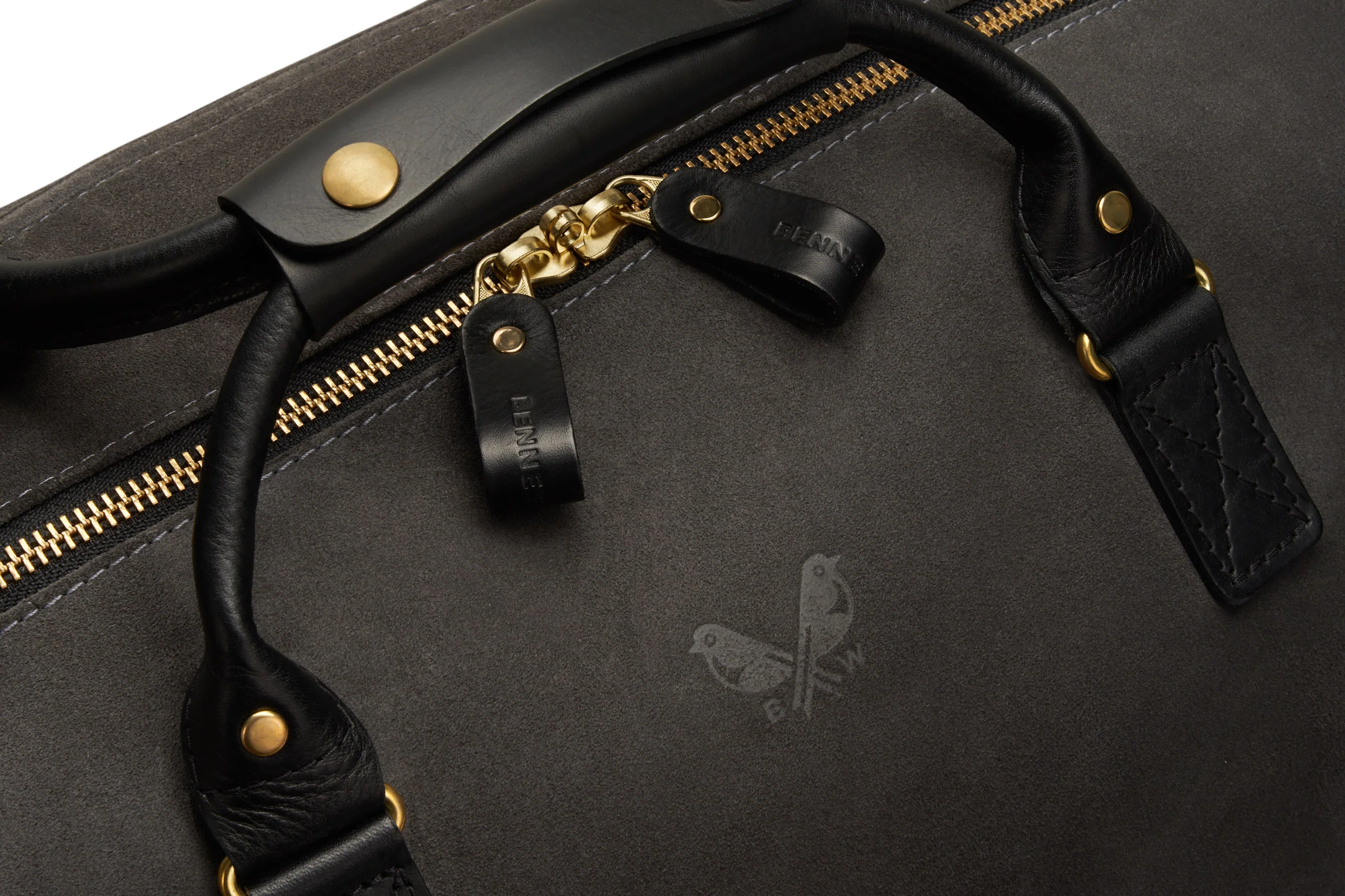 Suede Weekender - Storm Grey - Image 4