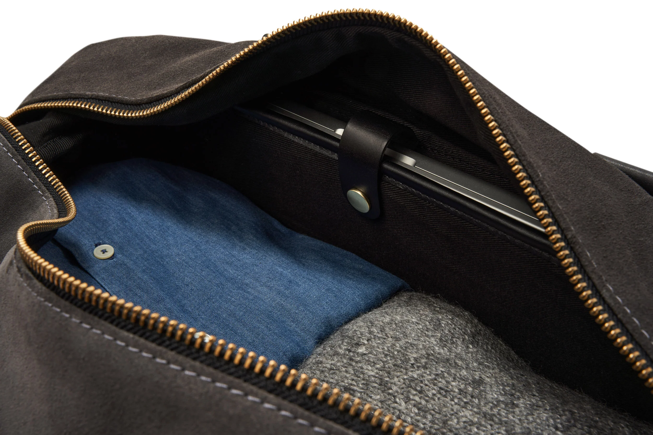 Suede Weekender - Storm Grey - Image 6
