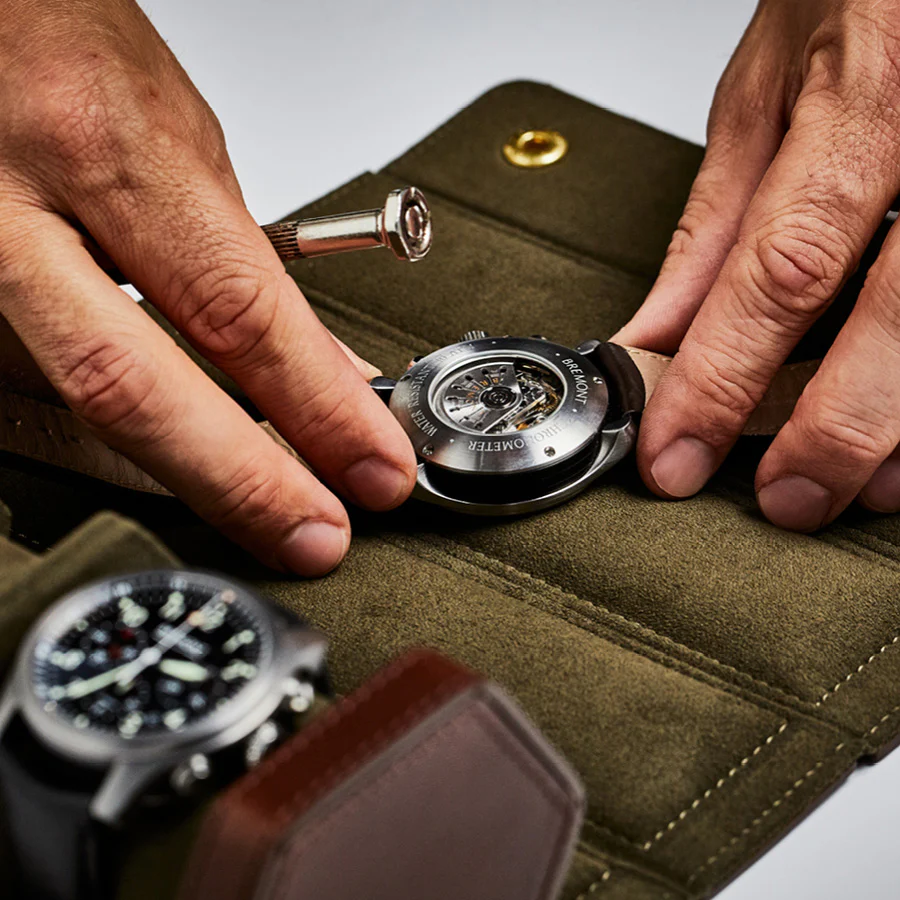 Triple Watch Roll - Brown - Image 10