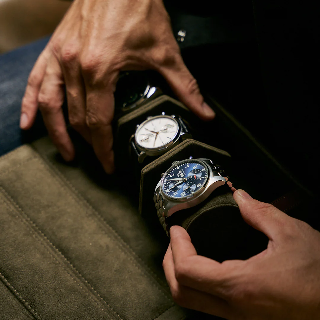 Triple Watch Roll - Brown - Image 12