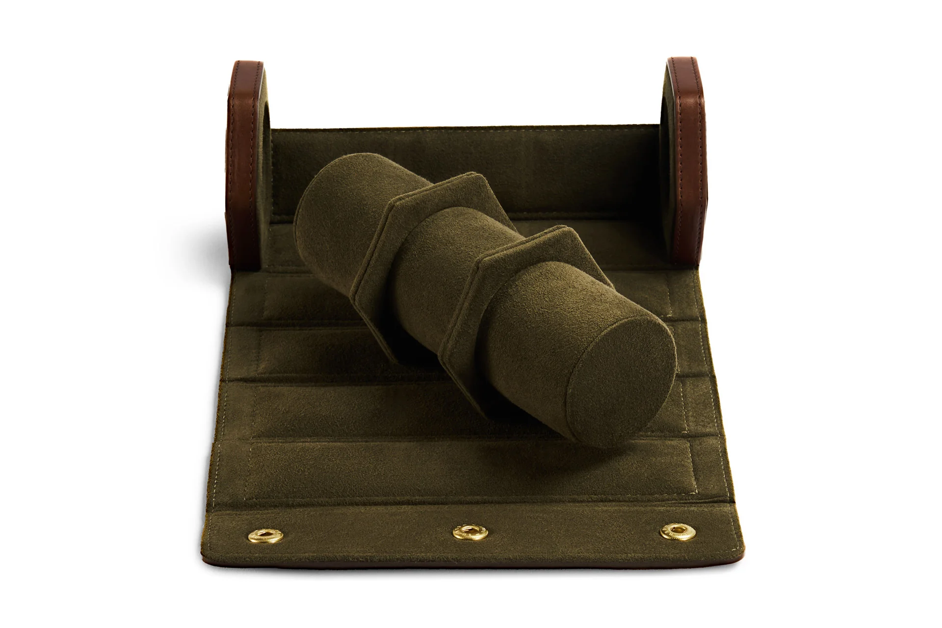Triple Watch Roll - Brown - Image 4